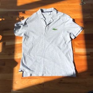 Lacoste grey polo